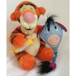 Tigger Plush Holding Eeyore Kite 7"  Disney Winnie